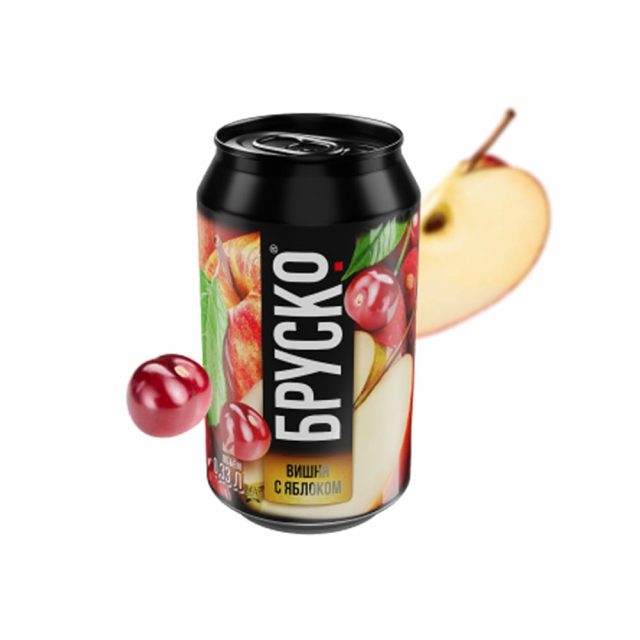Напиток BRUSKO Вишня с яблоком