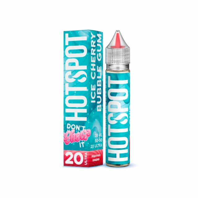 ЖИДКОСТЬ HOTSPOT DONT CHEW 2 ULTRA Ice Cherry Bubble Gum