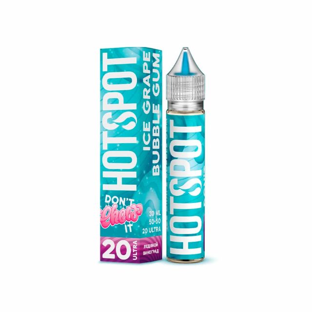 ЖИДКОСТЬ HOTSPOT DONT CHEW 2 ULTRA Ice Grape Bubble Gum