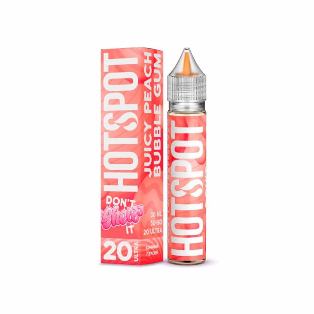 ЖИДКОСТЬ HOTSPOT DONT CHEW 2 ULTRA Juicy Peach Bubble Gum