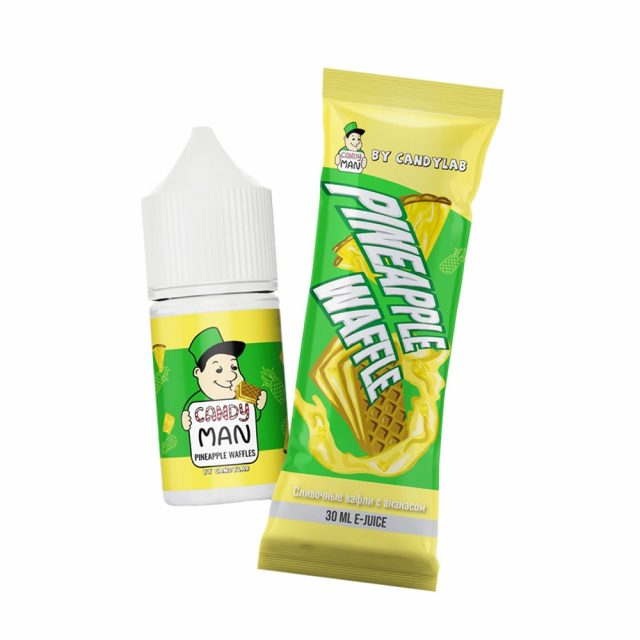 Жидкость CANDYMAN SALT 2X Pineapple Waffle-min