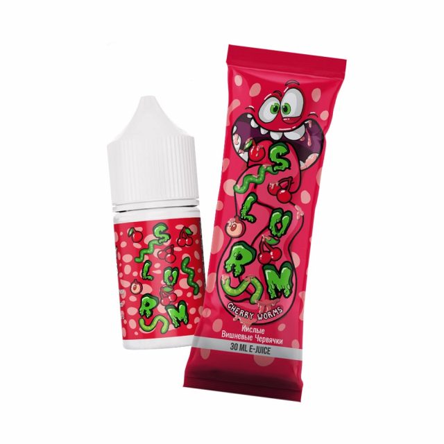 Жидкость SLURM SALT 2 Cherry Worms-min