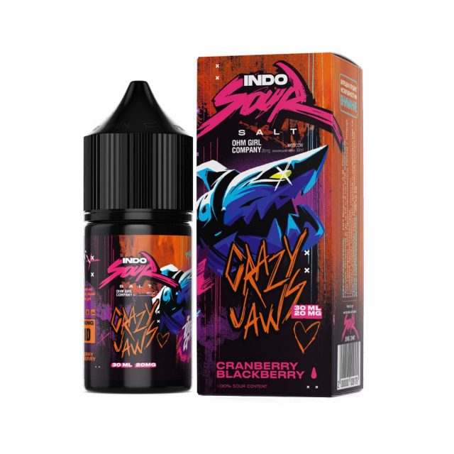 Жидкость INDO SOUR SALT 2 Crazy Jaws