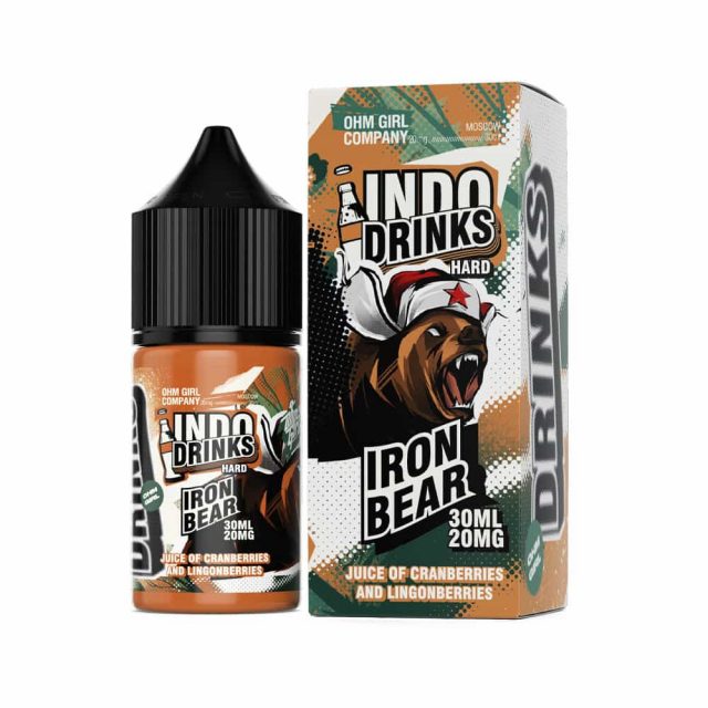 Жидкость INDO DRINKS SALT 2 HARD Iron Bear