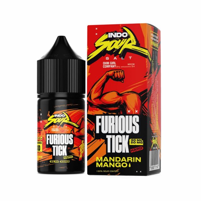 Жидкость INDO SOUR SALT 5 Furious Tick