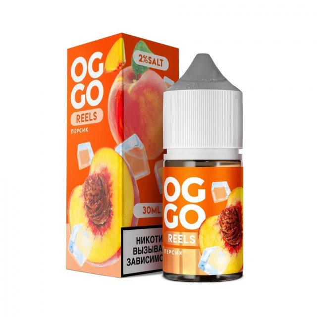 Жидкость OGGO REELS SALT 2 Персик