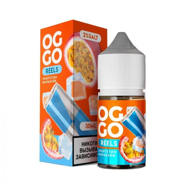 Жидкость OGGO REELS SALT 2 Энергетик маракуйя