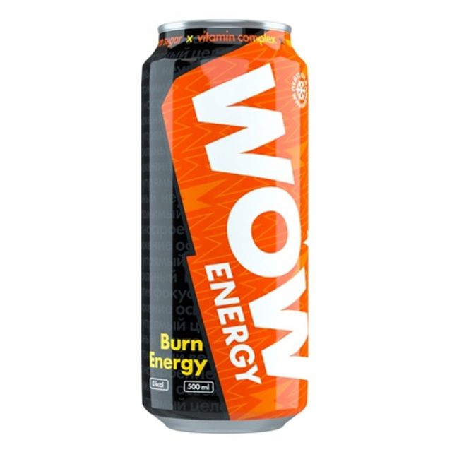 Напиток WOW 0.5л Burn Energy