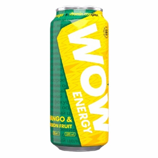 Напиток WOW 0.5л Mango Passion Fruit